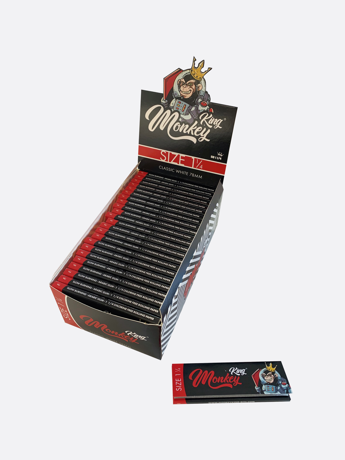 Monkey King Medium White Rolling Papers