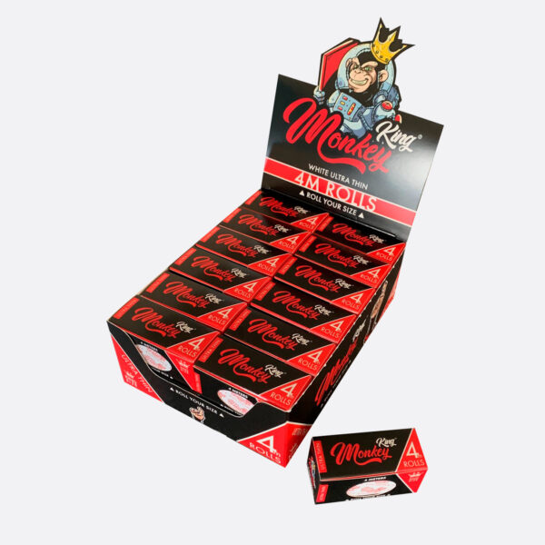 Monkey King White Smoking Paper Roll (4m)