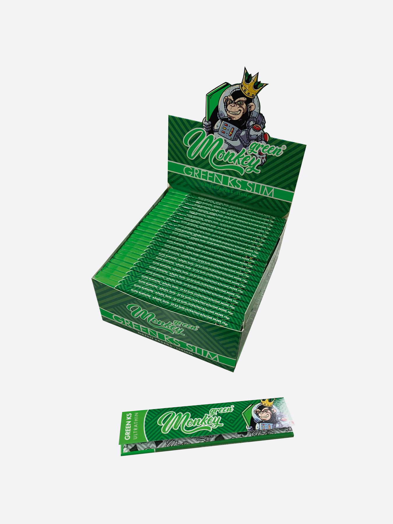 Monkey King Green Rolling Papers