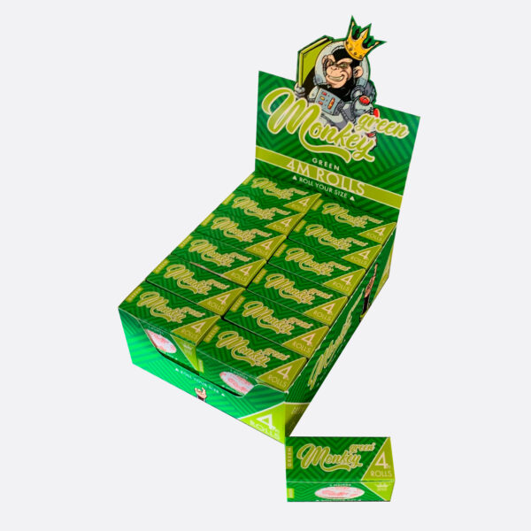 Monkey King Green Smoking Paper Roll (4m)