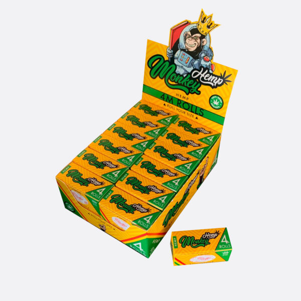 Monkey King Hemp Smoking Paper Roll (4m)
