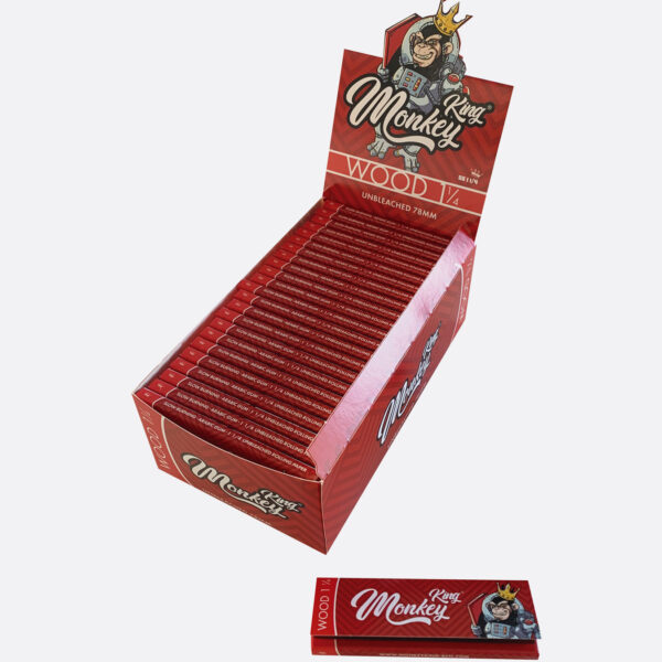 Monkey King Unbleached Medium Rolling Papers