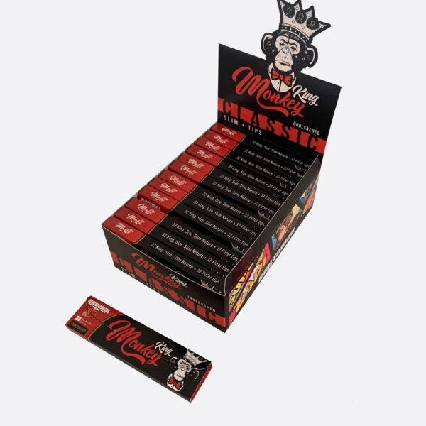 Monkey King Unbleached Rolling Papers & Tips
