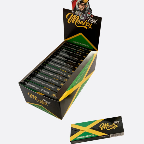 Jamaica Medium Unbleached Rolling Papers & Tips