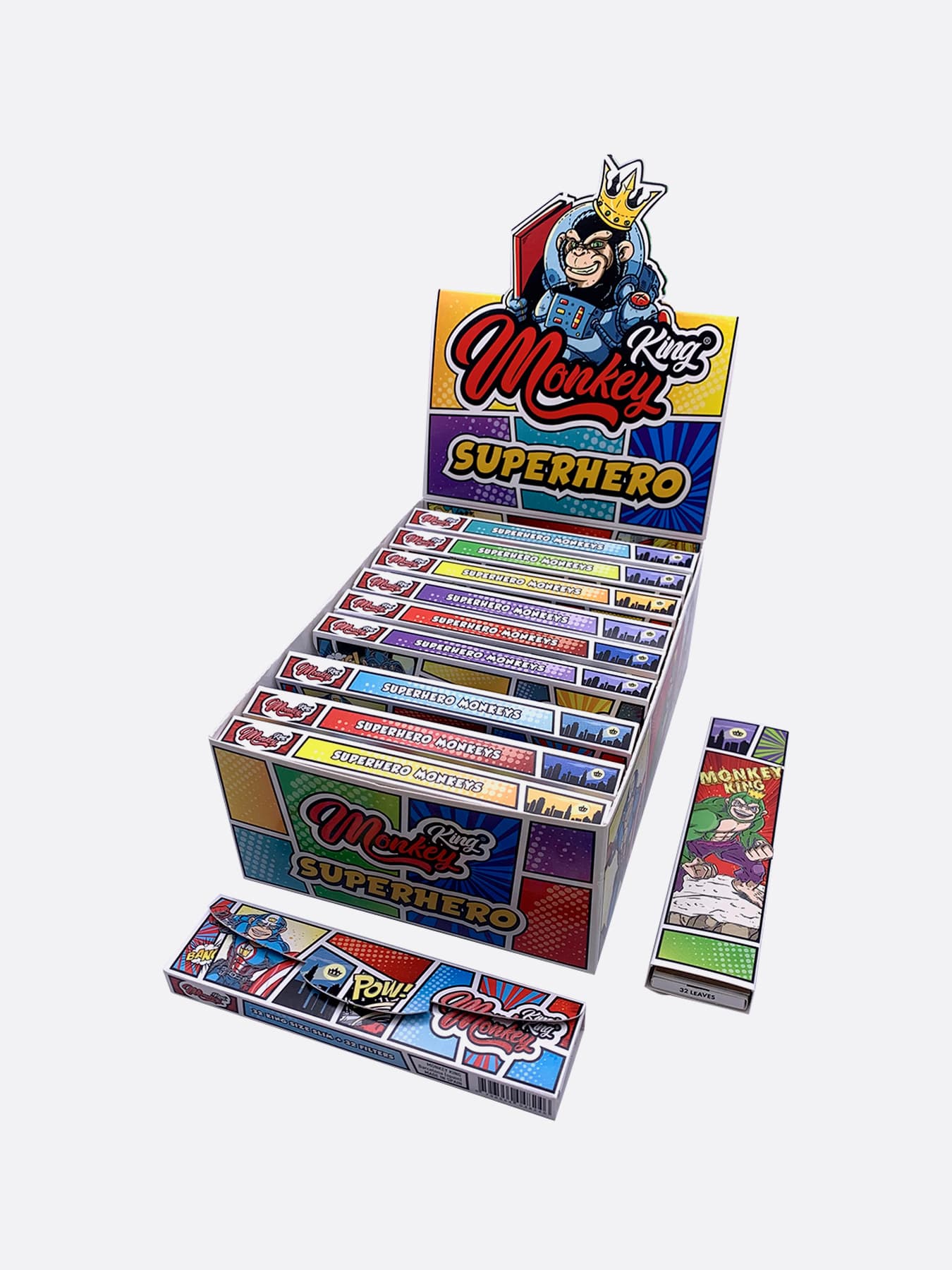 Super Heroes Glow-in-the-Dark Rolling Papers & Tips