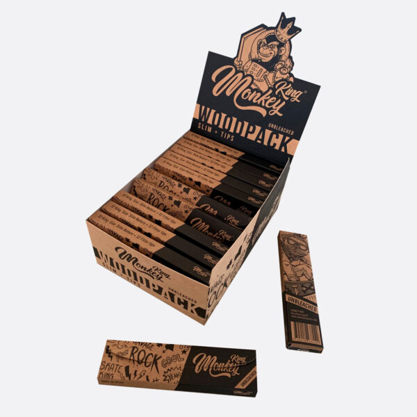 Monkey King Wood Rolling Papers & Tips