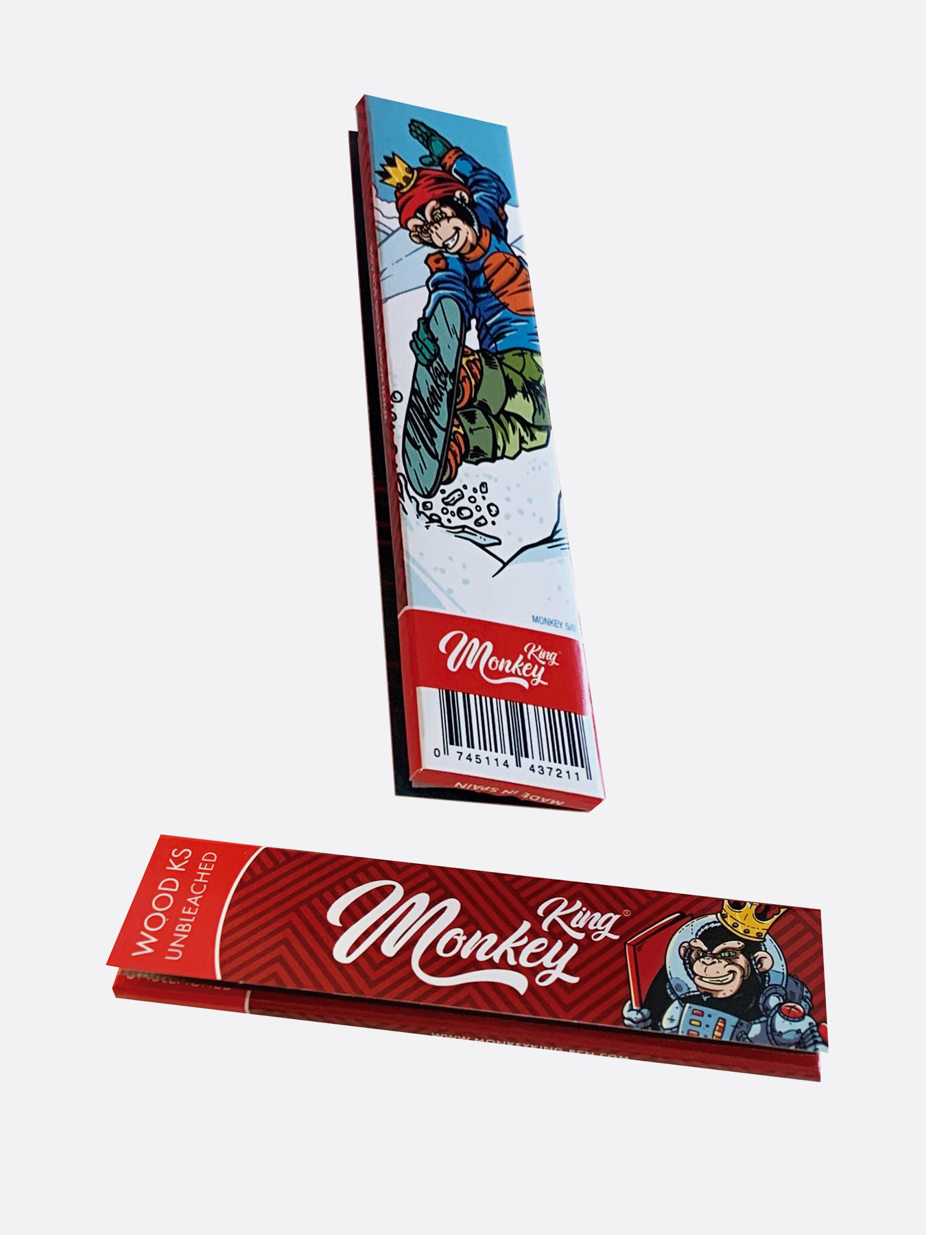 Monkey King Unbleached Rolling Papers - Image 2