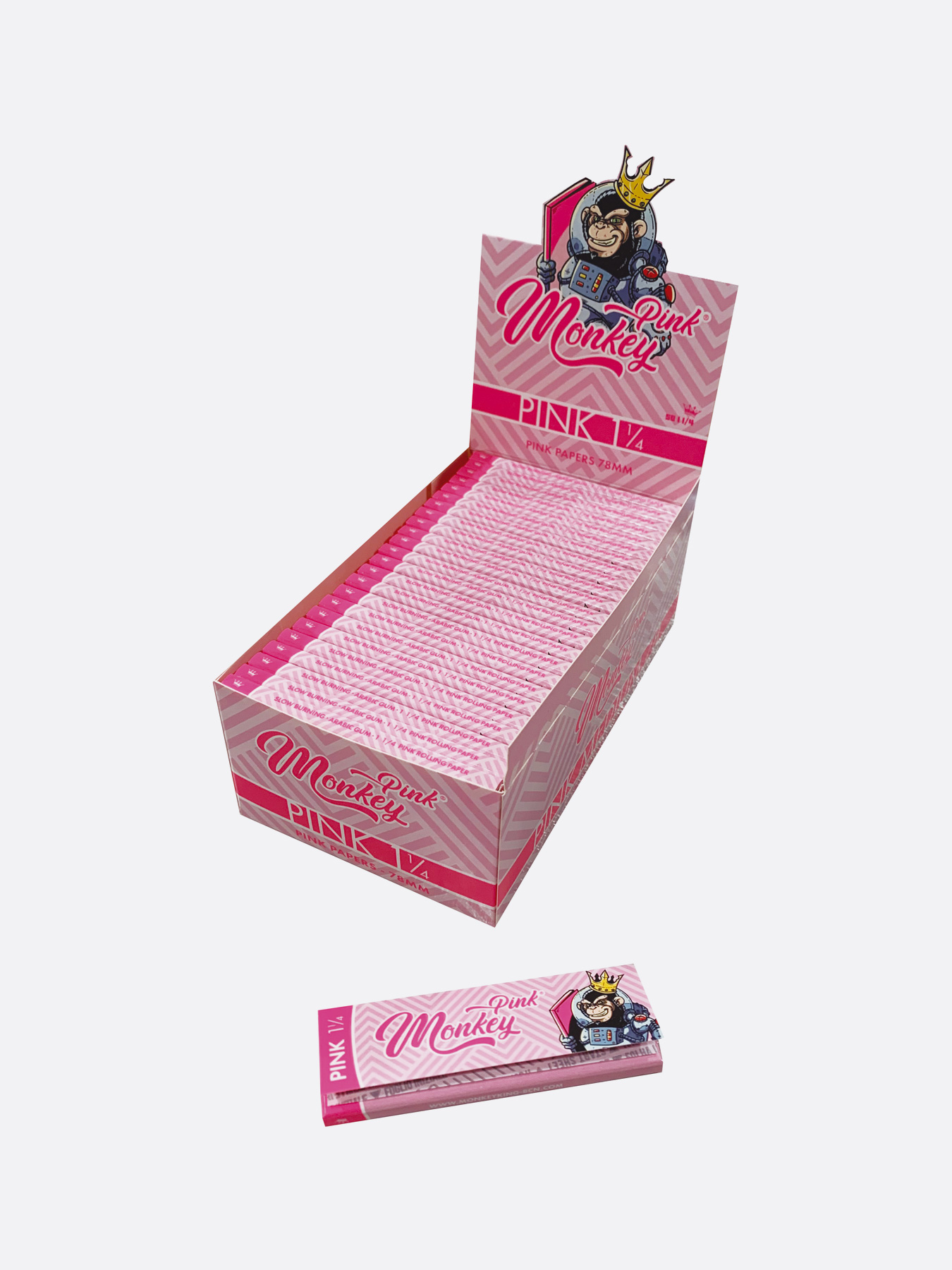 Monkey King Pink Medium Rolling Papers
