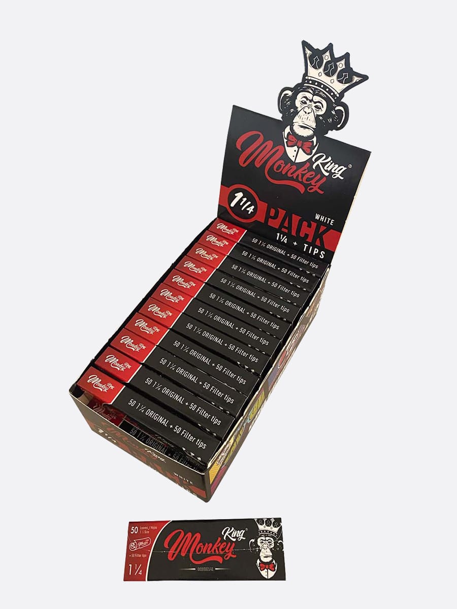 White Medium Rolling Papers & Tips