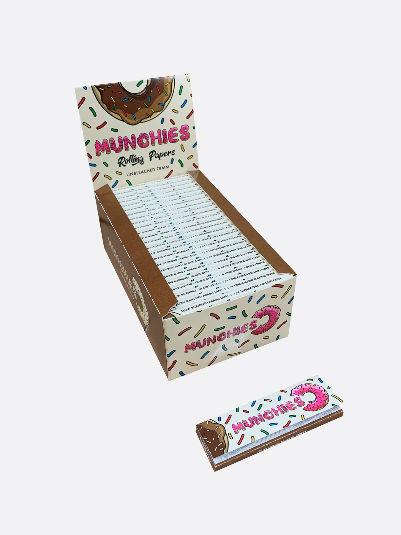 Munchies Unbleached Medium Rolling Papers