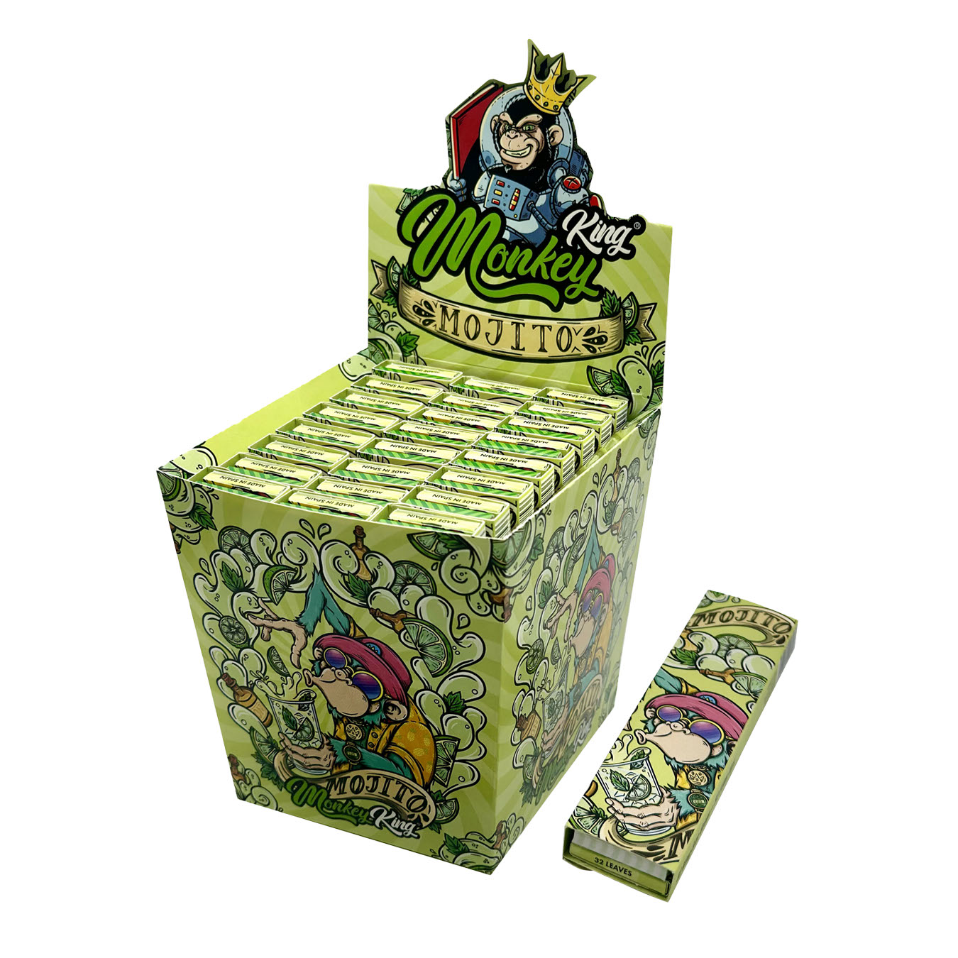 Bulk Buy Monkey King Scented Smell Papers and Tips: Mojito