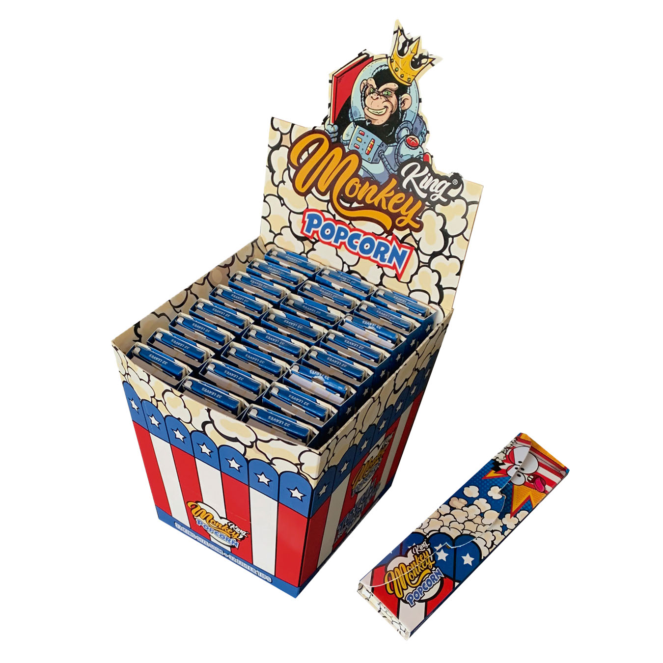 Bulk Buy Monkey King Scented Smell Papers and Tips: American Popcorn