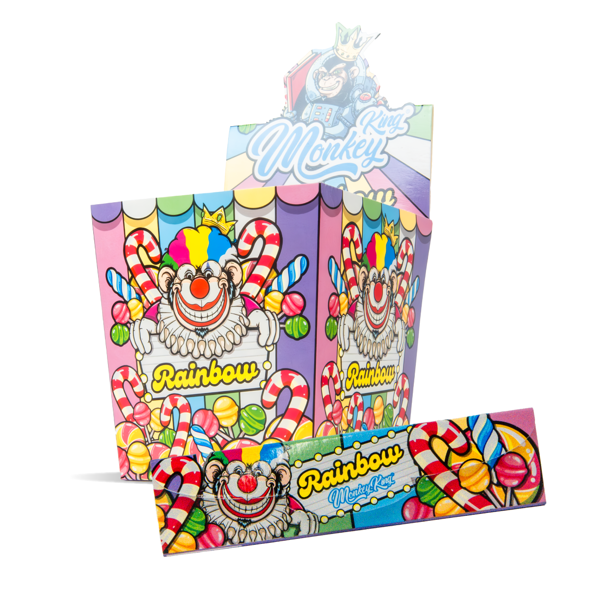CDU of Monkey King Rainbow Rolling Papers + Tips Feature Image