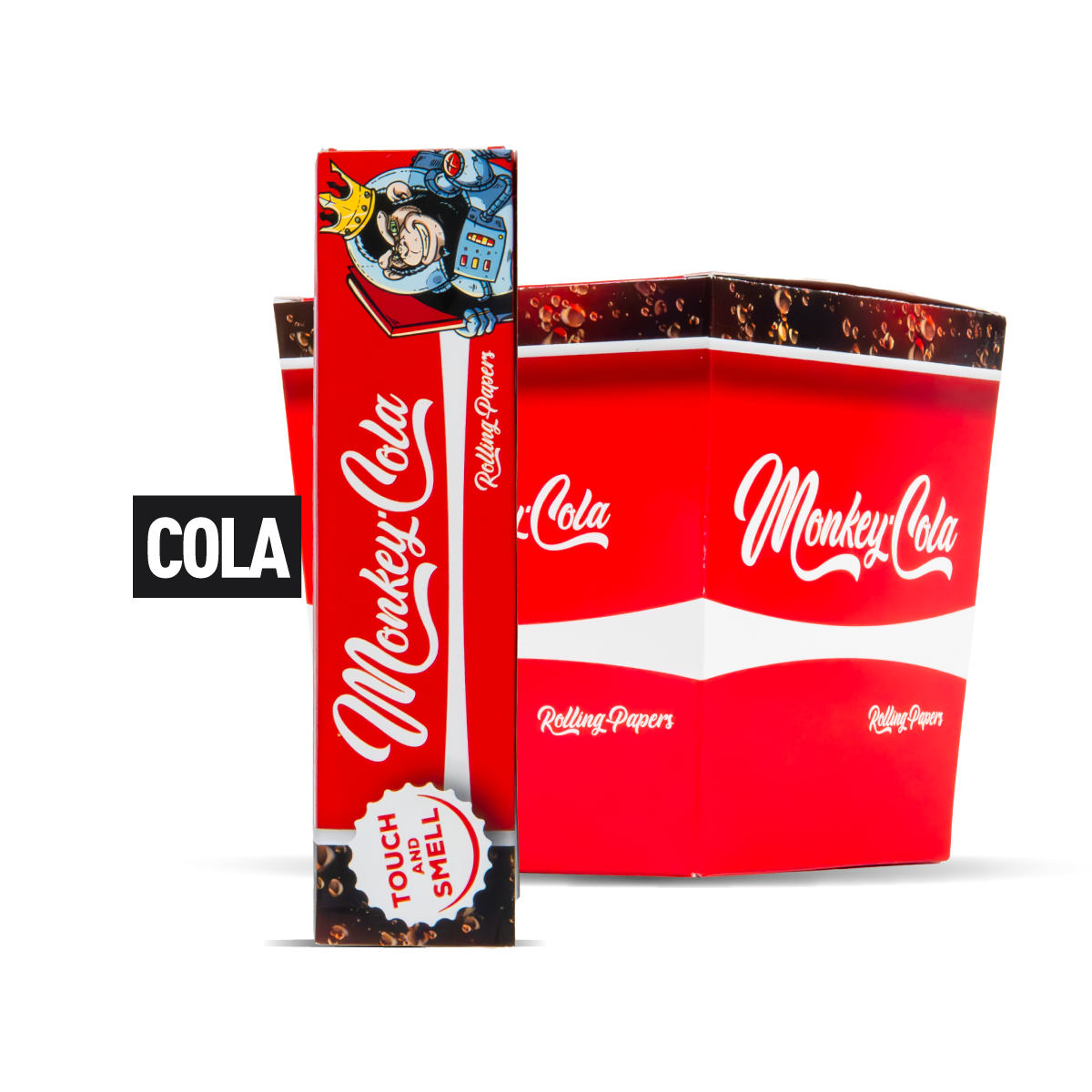 Single + Bulk Pack of Monkey King Scented Smell Papers + Tips: Coca Cola