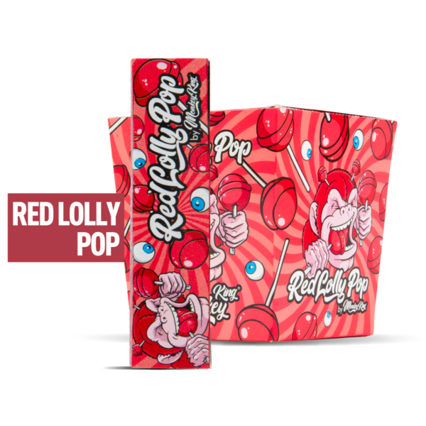 Red Lolly Pop Scented Rolling Papers & Tips