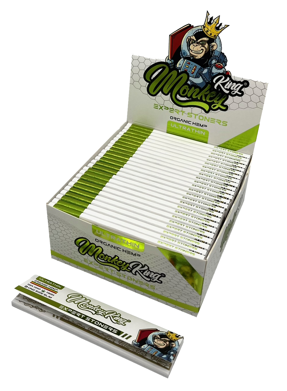 Expert Stoners Monkey King Rolling Papers: King Size Slim Hemp