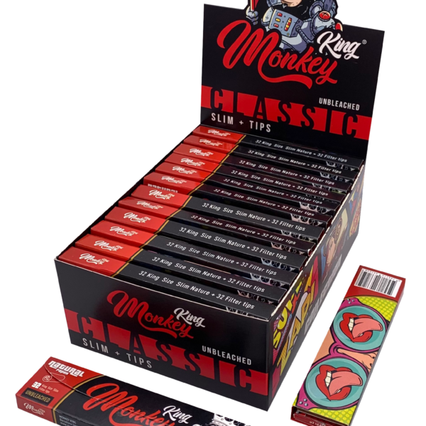 Rolling Papers + Tips: King Size Slim — Classic