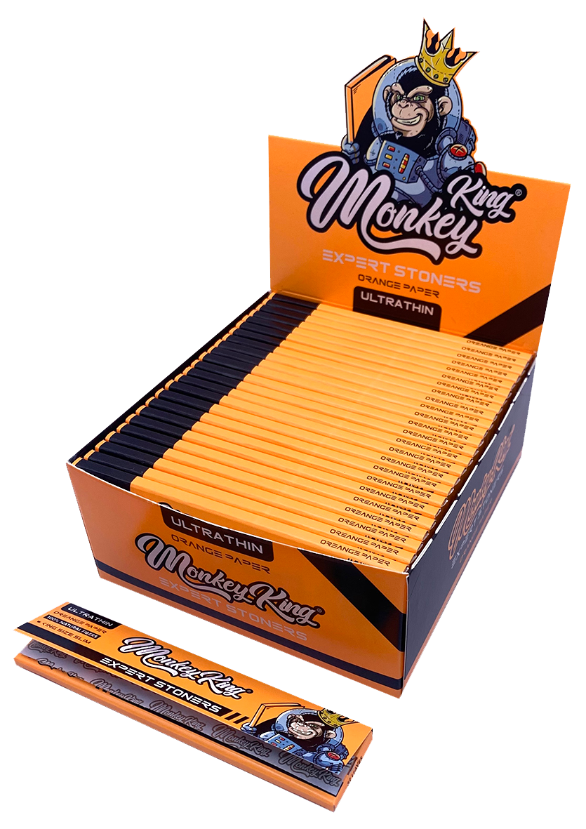 Expert Stoners Monkey King Rolling Papers: King Size Slim Orange