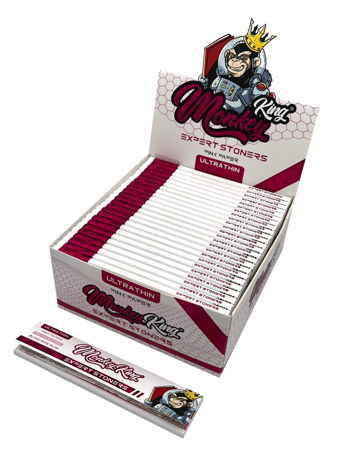 Expert Stoners Monkey King Rolling Papers: King Size Slim White
