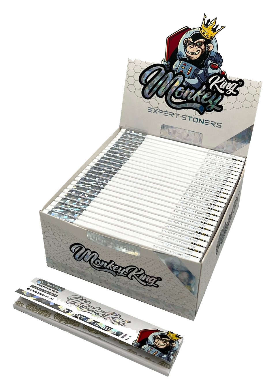 Expert Stoners Monkey King Rolling Papers: King Size Slim White