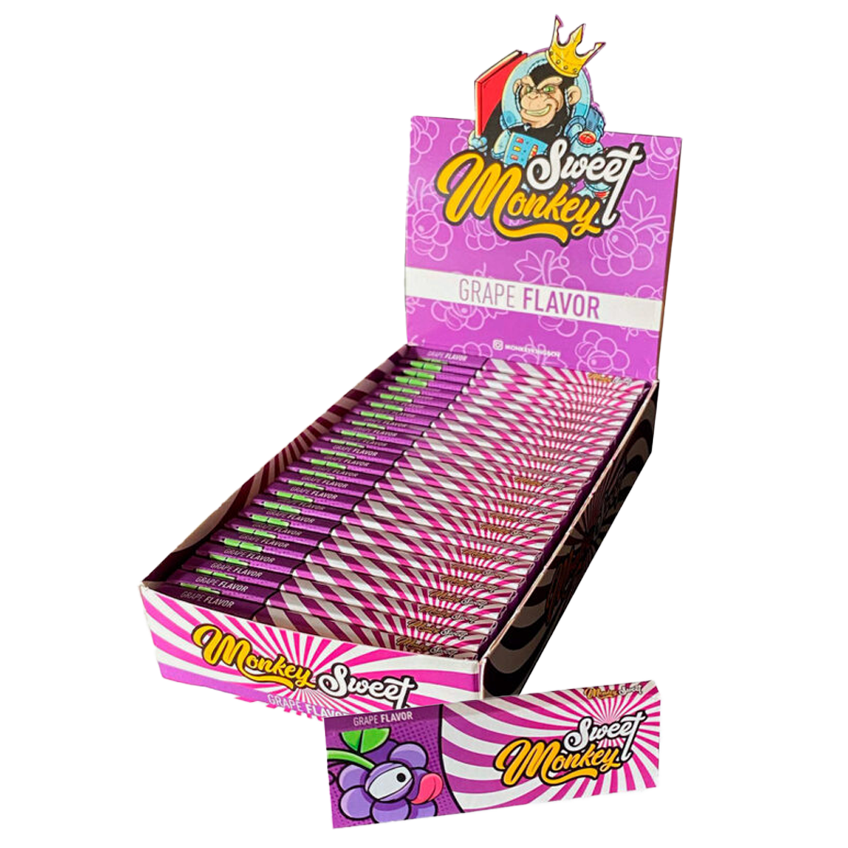 Grape Flavour Monkey King Smell Papers: Medium 1 1/4