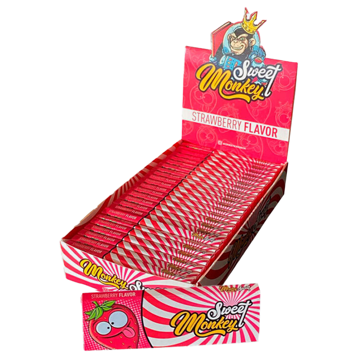 Strawberry Flavour Monkey King Smell Papers: Medium 1 1/4