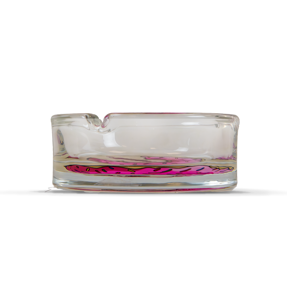 Side View Munchies Unbreakable Glass Ashtray