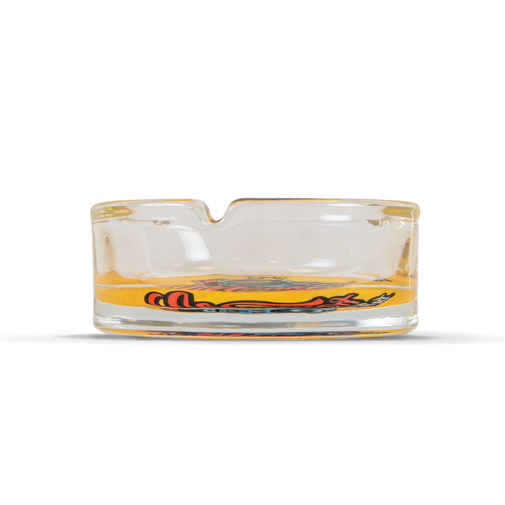 Monkey King Unbreakable Glass Ashtray Side View