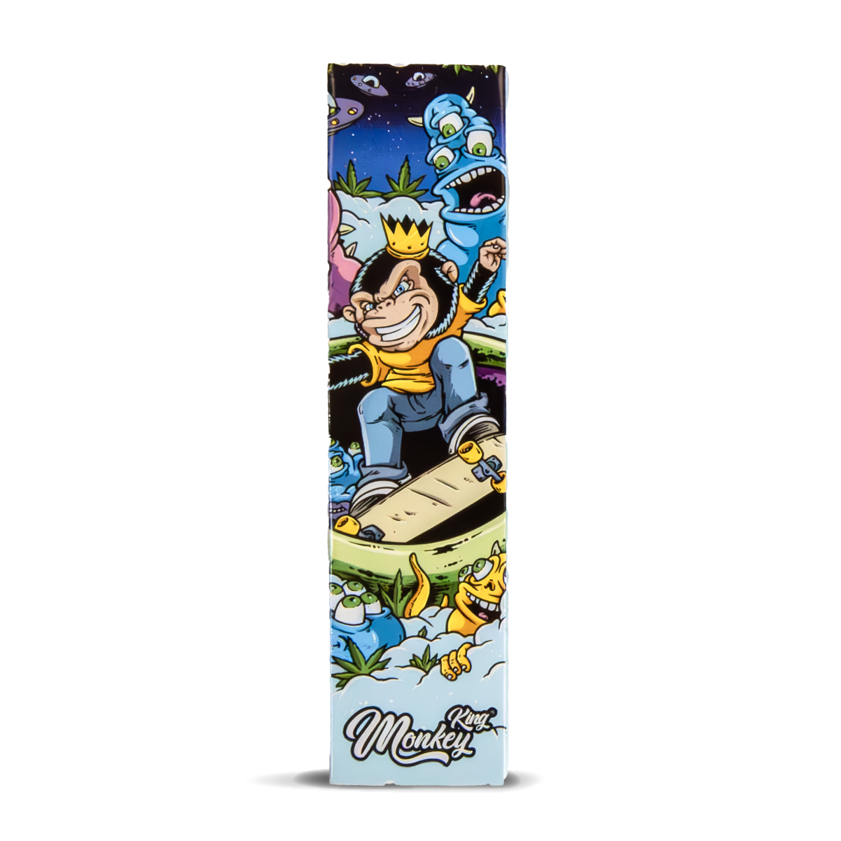 Monkey King Rolling Papers + Tips: King Size Space Unbleached