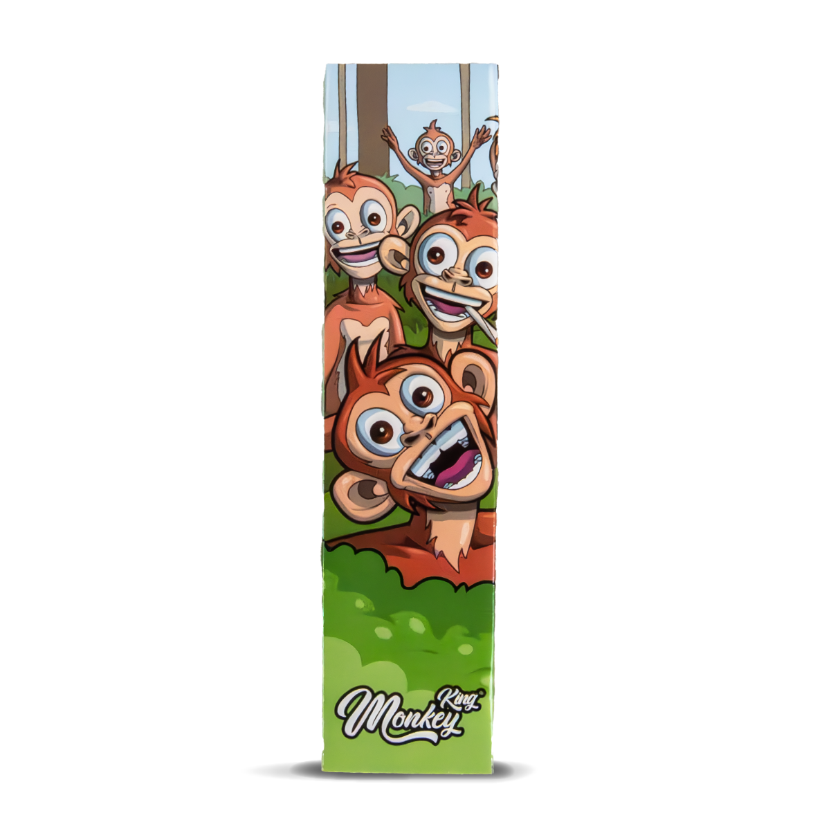 Monkey King Rolling Papers + Tips: King Size Slim Wild Unbleached