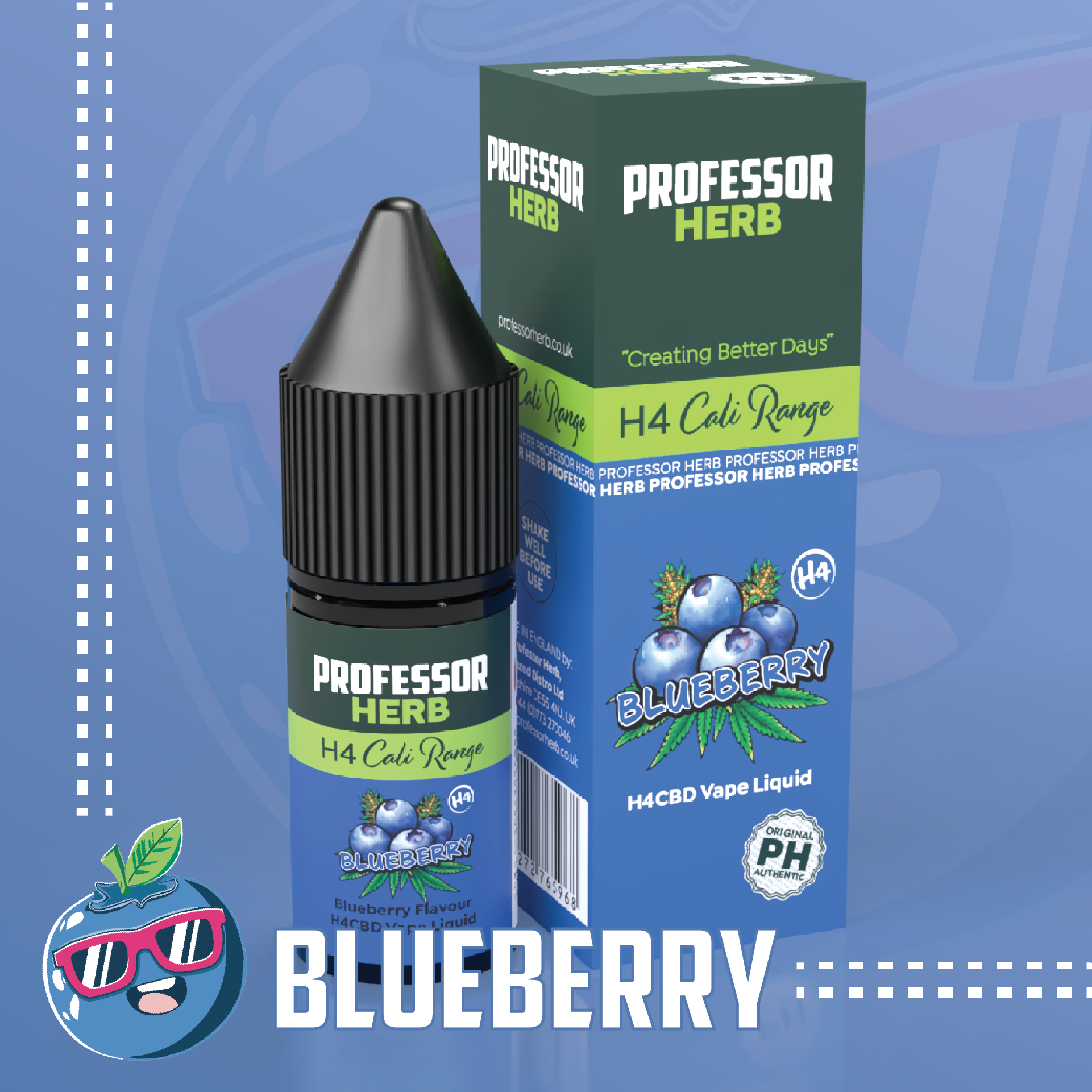 Professor Herb H4CBD Vape Liquid - 1700mg 10ML - Image 6