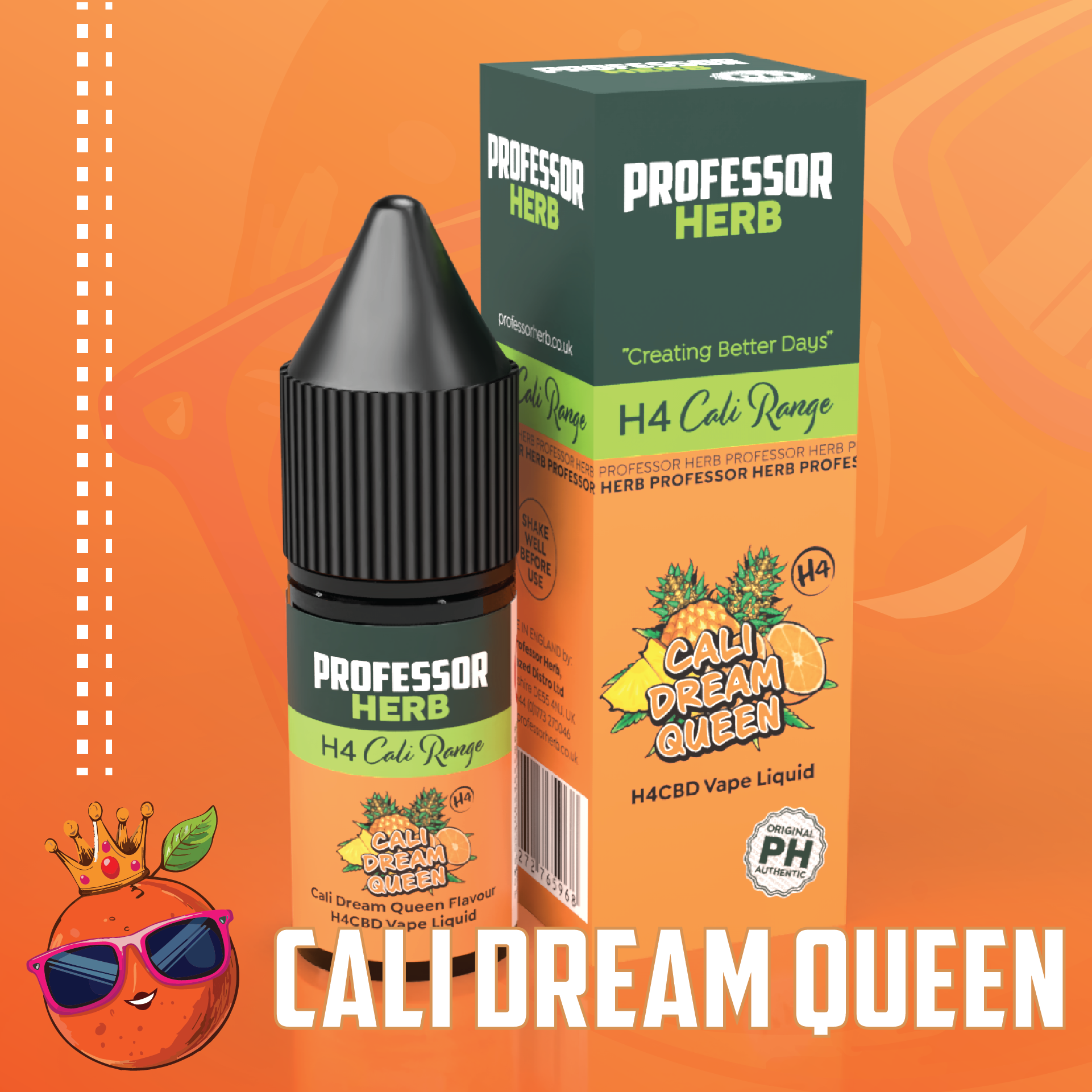 Professor Herb H4CBD Vape Liquid - 1700mg 10ML - Image 5