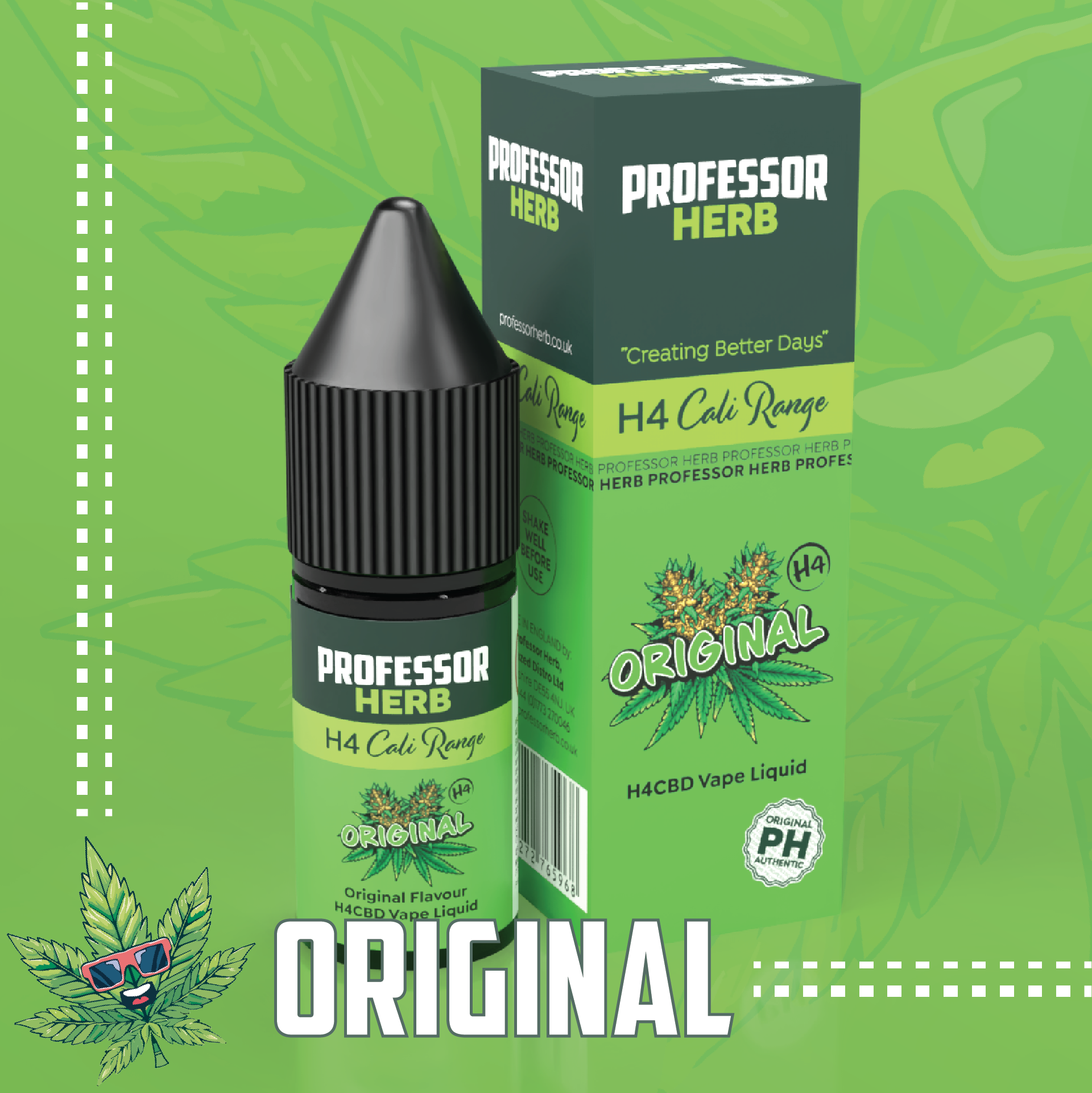 Professor Herb H4CBD Vape Liquid - 1700mg 10ML - Image 7