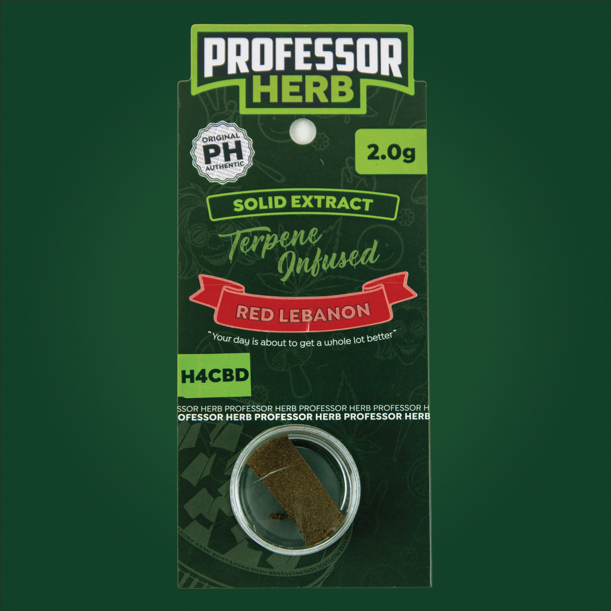 Professor Herb H4CBD Solid Extract 2.0g - Red Lebanon