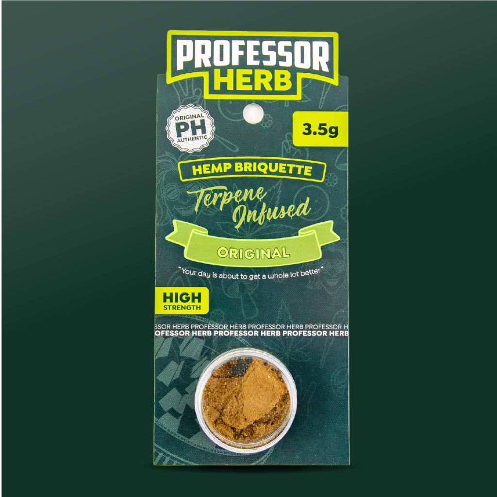 Professor Herb Hemp Briquette Hash (3.5g) - Original